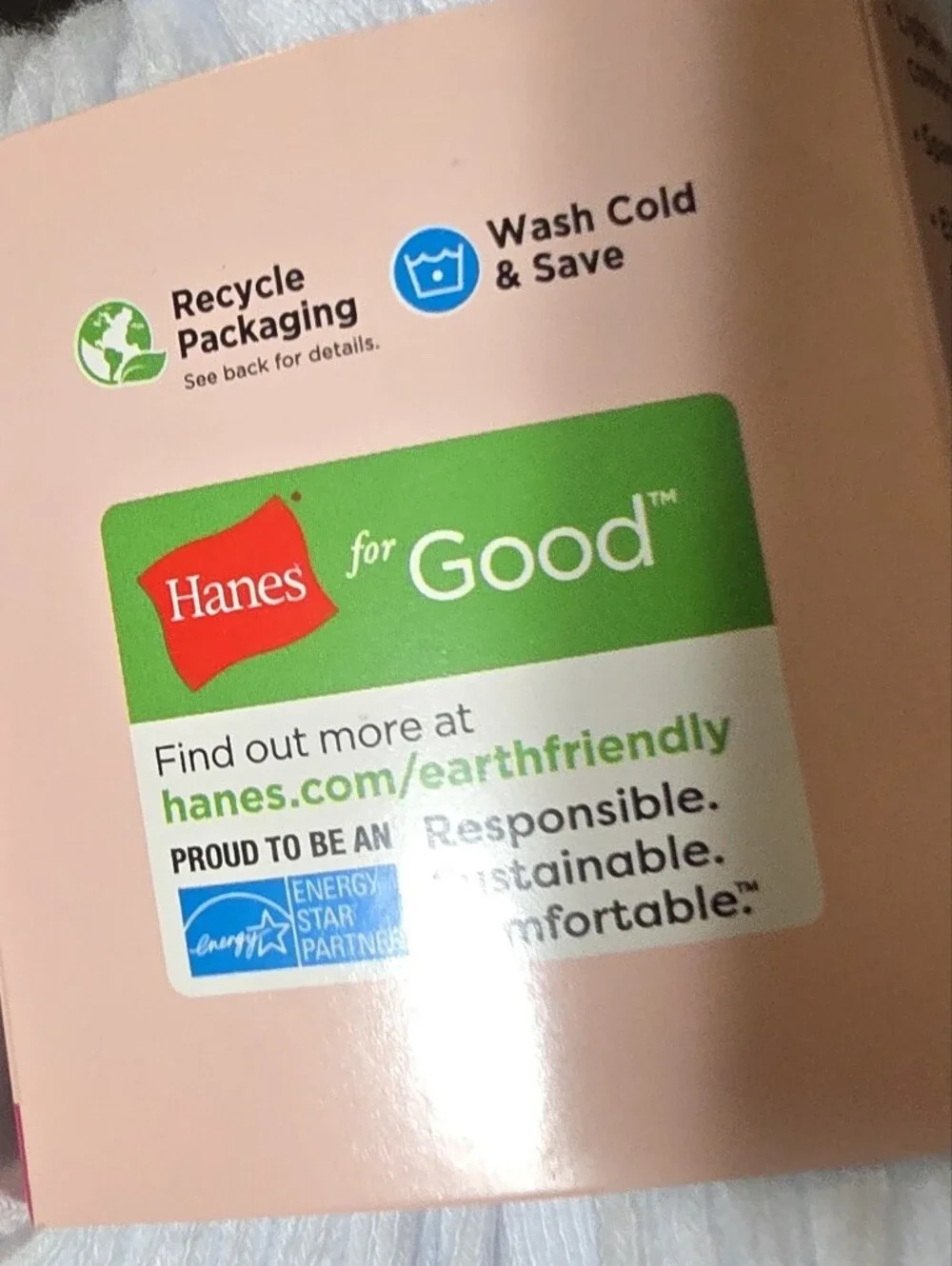 Hanes White No-Show Socks with Pink Logo Accent - 3 Pack